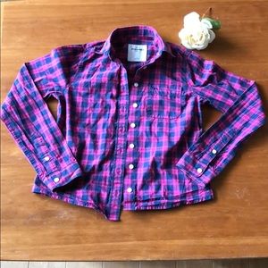 Abercrombie Kids Plaid Girls shirt